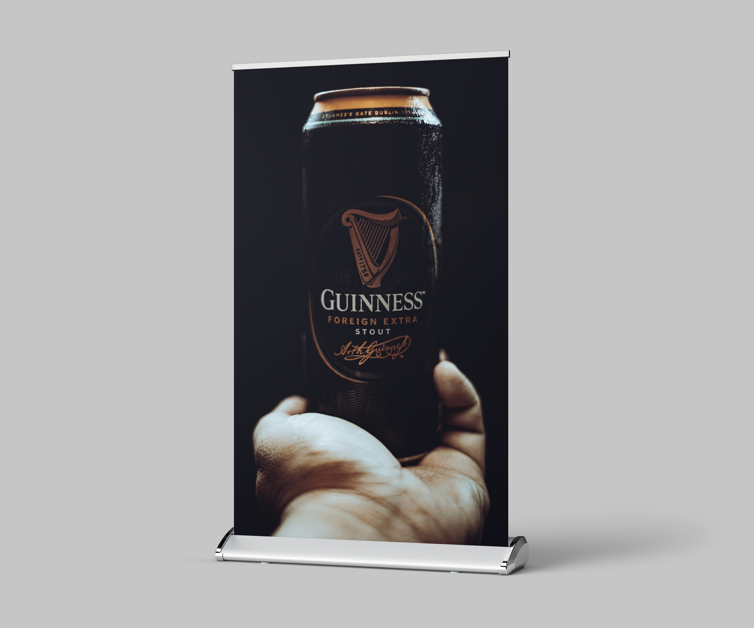 Roll-up banner, Abuja